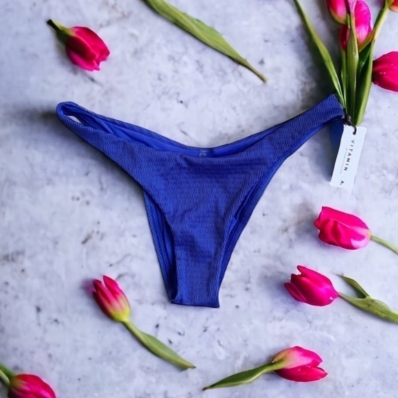 • Vitamin A • California High Leg Cheryl Bikini Bottom - Picture 3 of 5